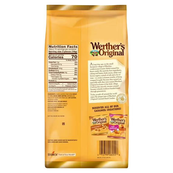 2 Packs - Werther's Original Creamy Caramel Filled Candy, 27 oz