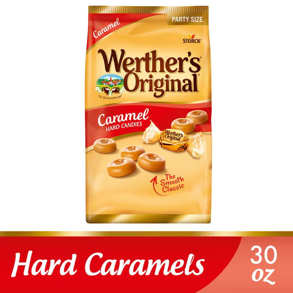 2 Packs - Werther's Original Creamy Caramel Filled Candy, 27 oz
