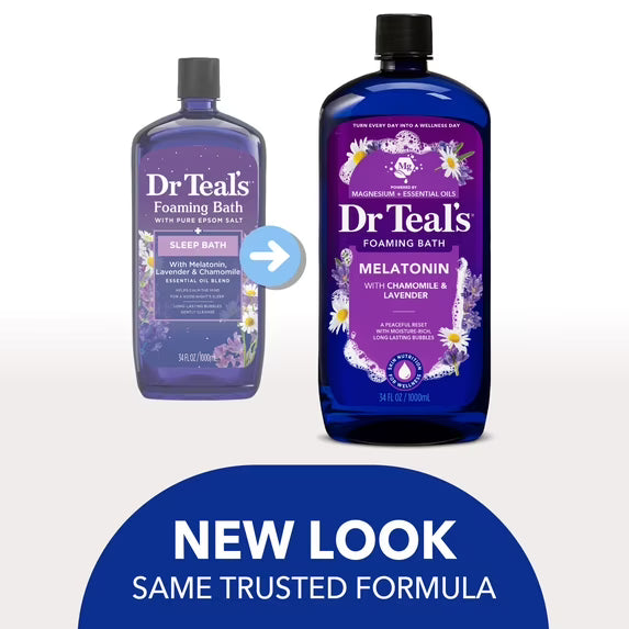 Dr Teal's Sleep Bath Foaming Bath 34 fl oz Lavender Pack of 3