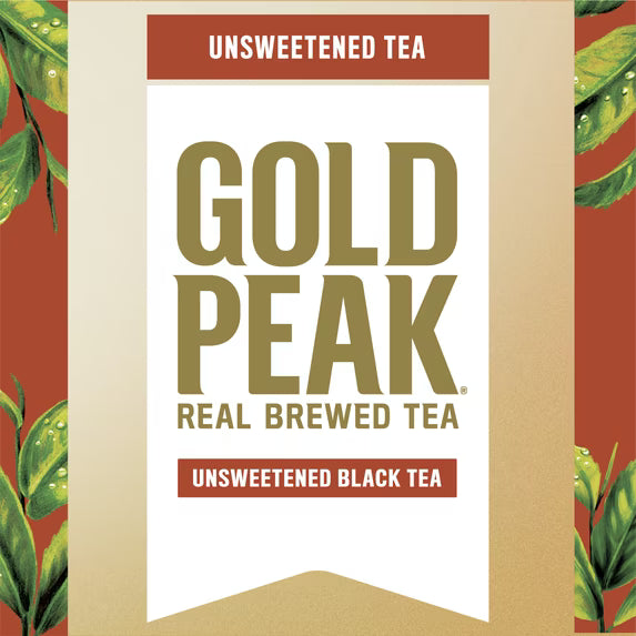 (2 PACK) Gold Peak Iced Tea, Zero Sugar Sweet Tea Bottles, 16.9 fl oz, 6 pack