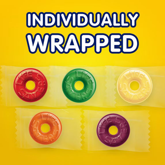 LIFE SAVERS Hard Candy, 5 Flavors Individually Wrapped Fruit Candy, (2 Pack)