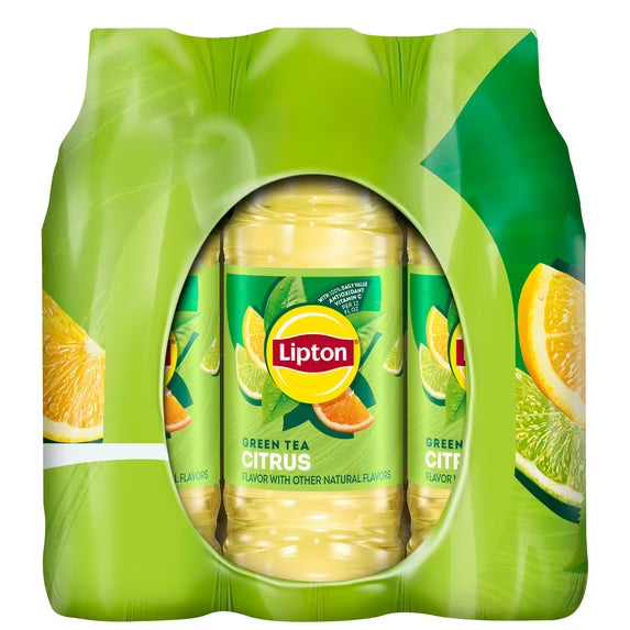 Lipton Green Tea Citrus Iced Tea, 16.9 Fl Oz, 24 Count Pack