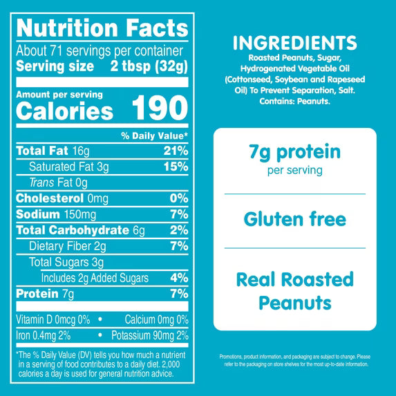 (2 Pack) SKIPPY Creamy Peanut Butter, 5 Pound Jars