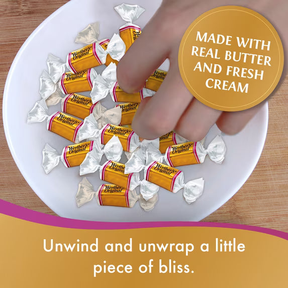 Werther's Original Soft Caramel Candy, 25 oz (2 Count)
