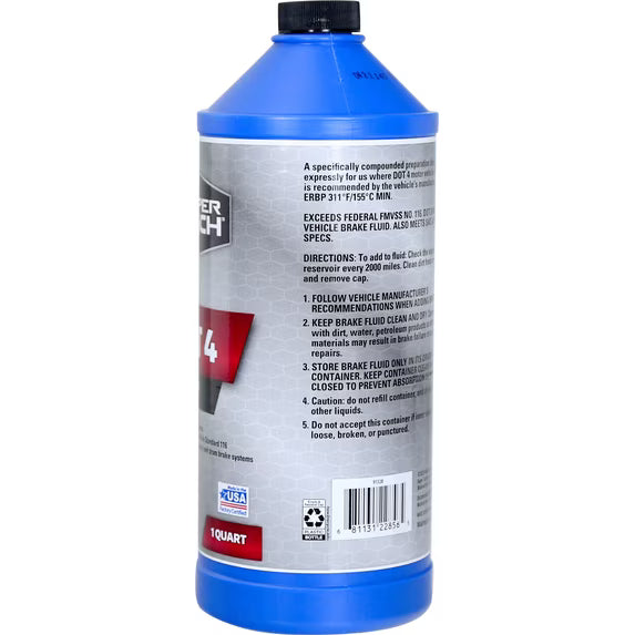 2 - Pack, Super Tech DOT 4 Brake Fluid, Motor Vehicle, 32 fl oz