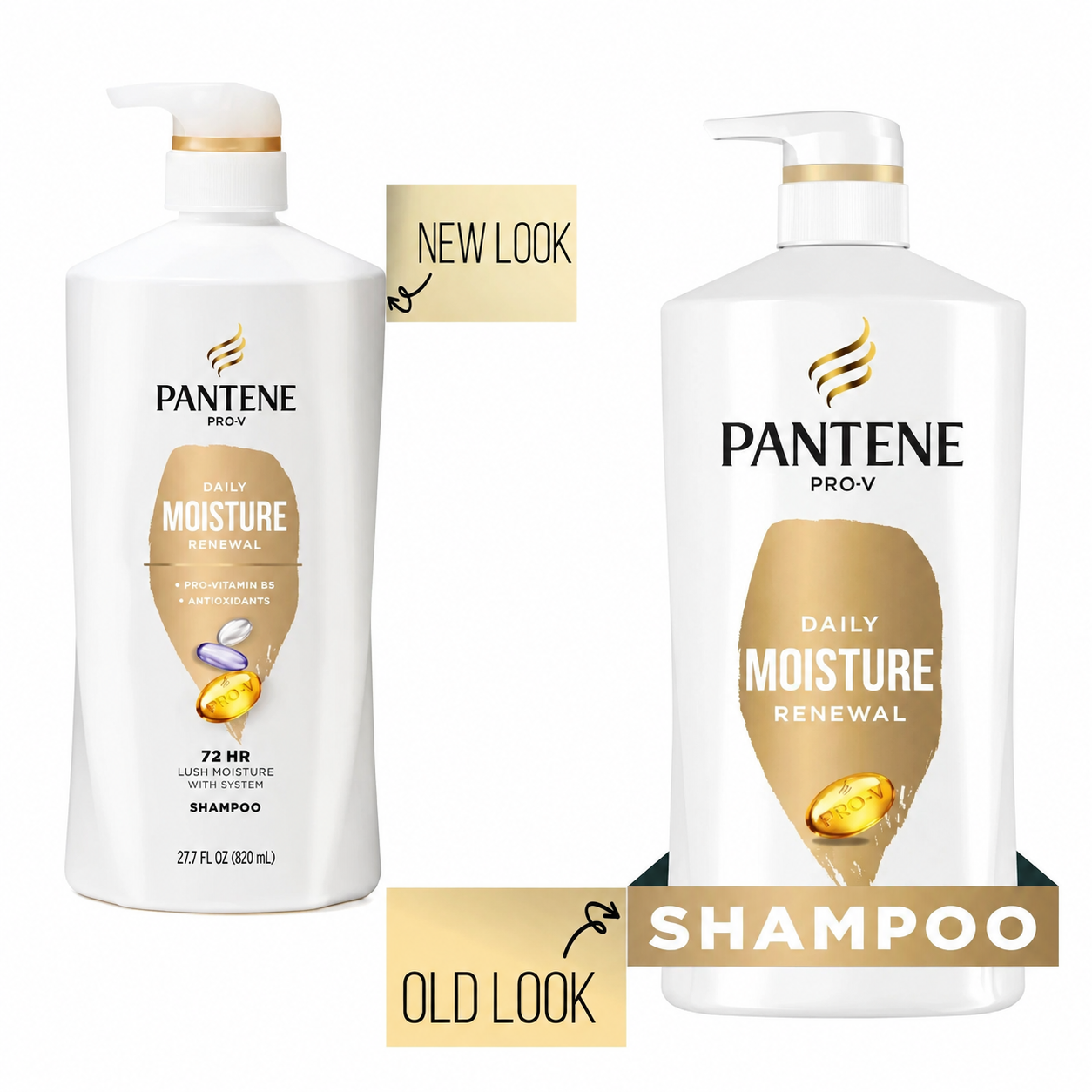 Pantene Pro-V Daily Moisture Renewal Shampoo, 27.7 oz Pack of 2