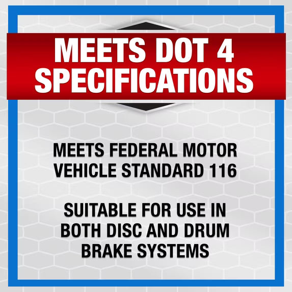 2 - Pack, Super Tech DOT 4 Brake Fluid, Motor Vehicle, 32 fl oz