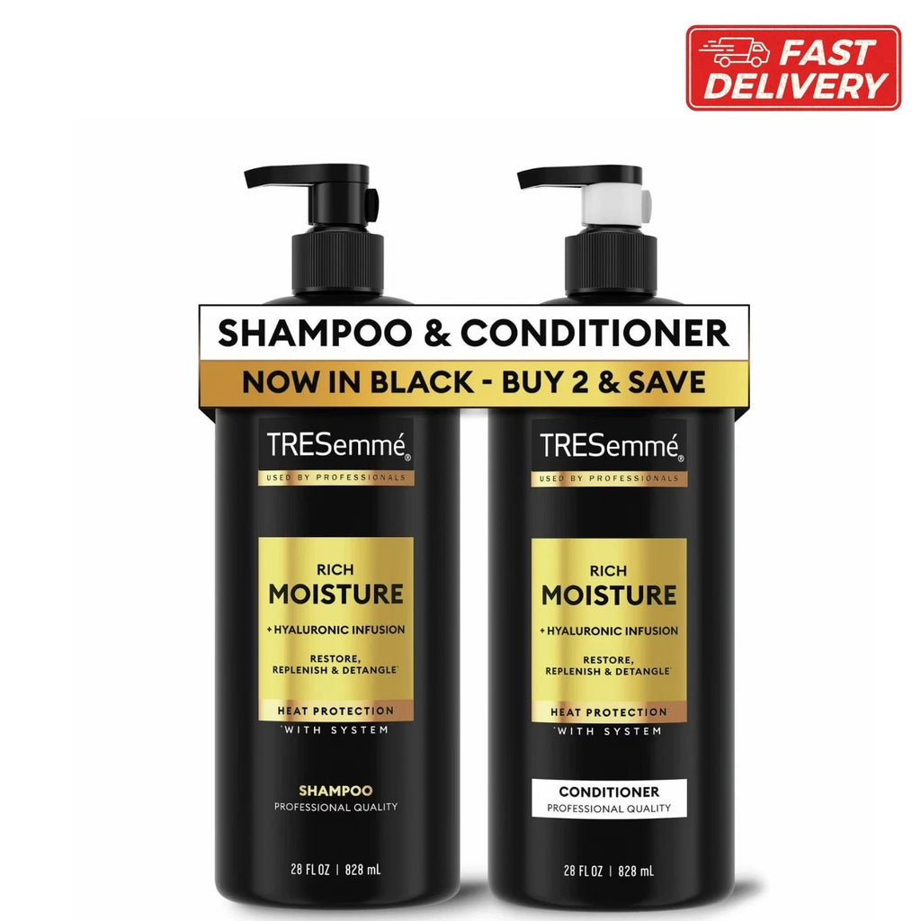 Tresemme Rich Moisture Shampoo and Conditioner Set, 28 Fl oz 2 Count