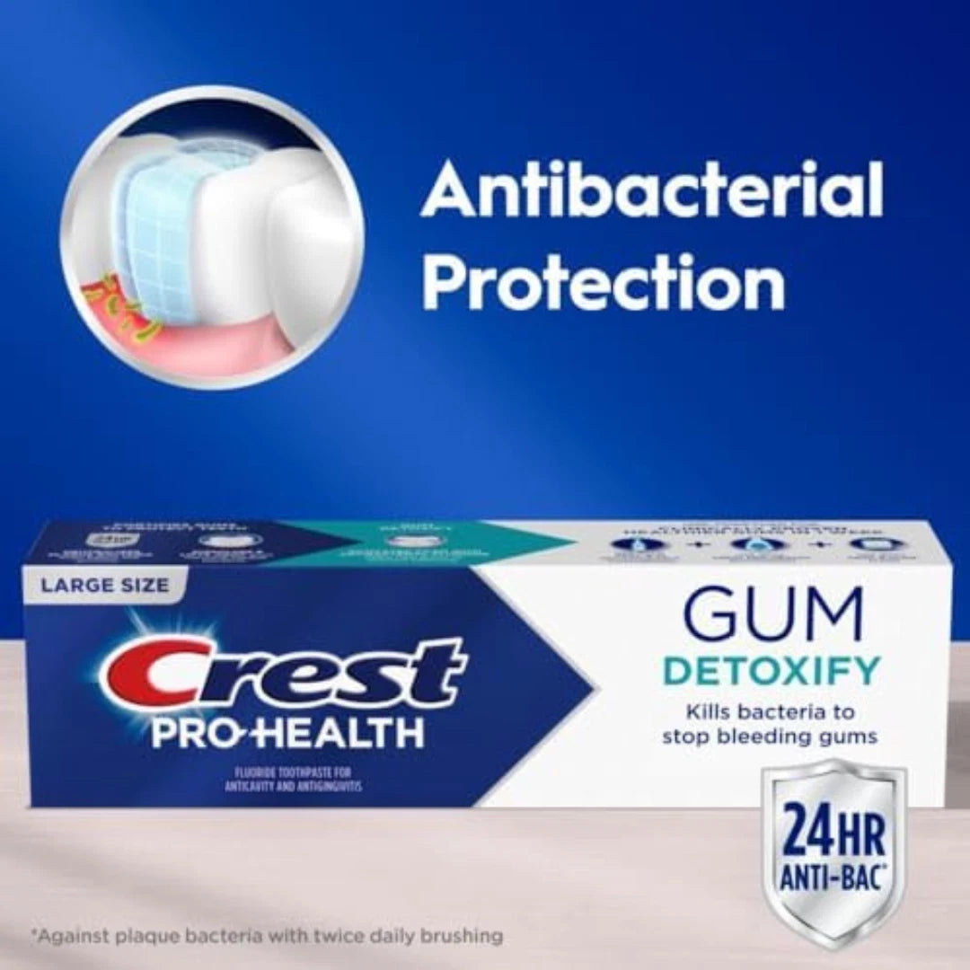 Crest Pro-Health Gum Detoxify Deep Clean Toothpaste 4.8 oz Pack of 2