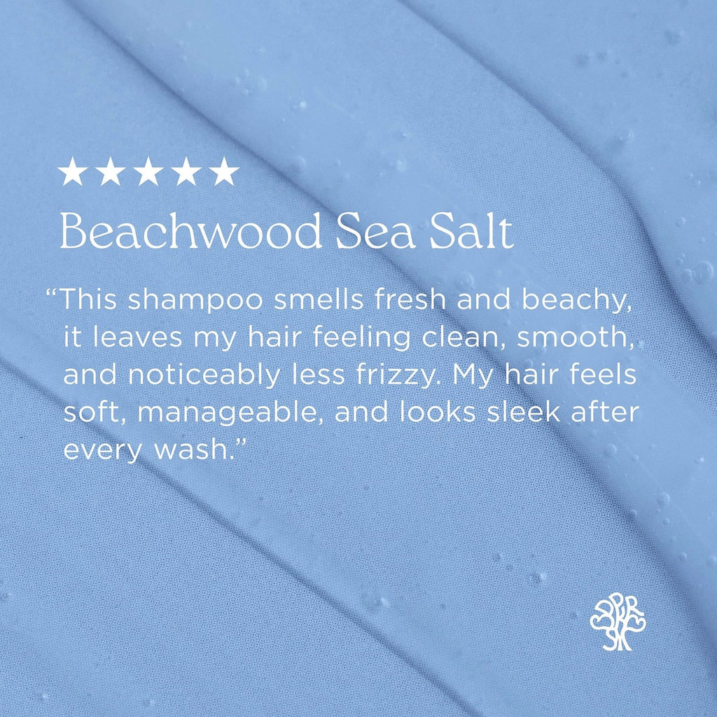 Hairitage Woody Sea Salt Anti-Frizz Shampoo | All Hair 15 Ounce (Pack of 2)
