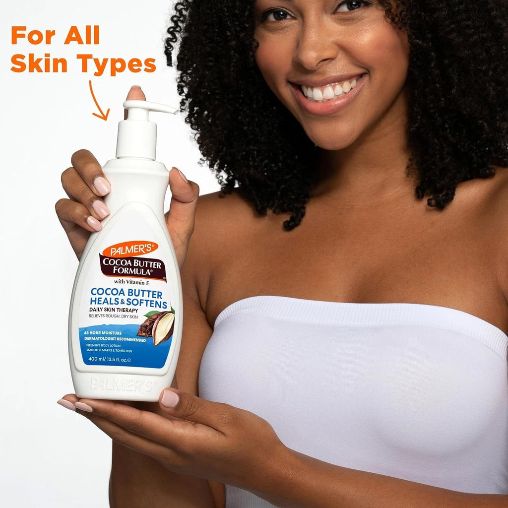 Palmer's Cocoa Butter Body Lotion 13.5 Fl Oz | Intensive Moisturizer Pack of 2