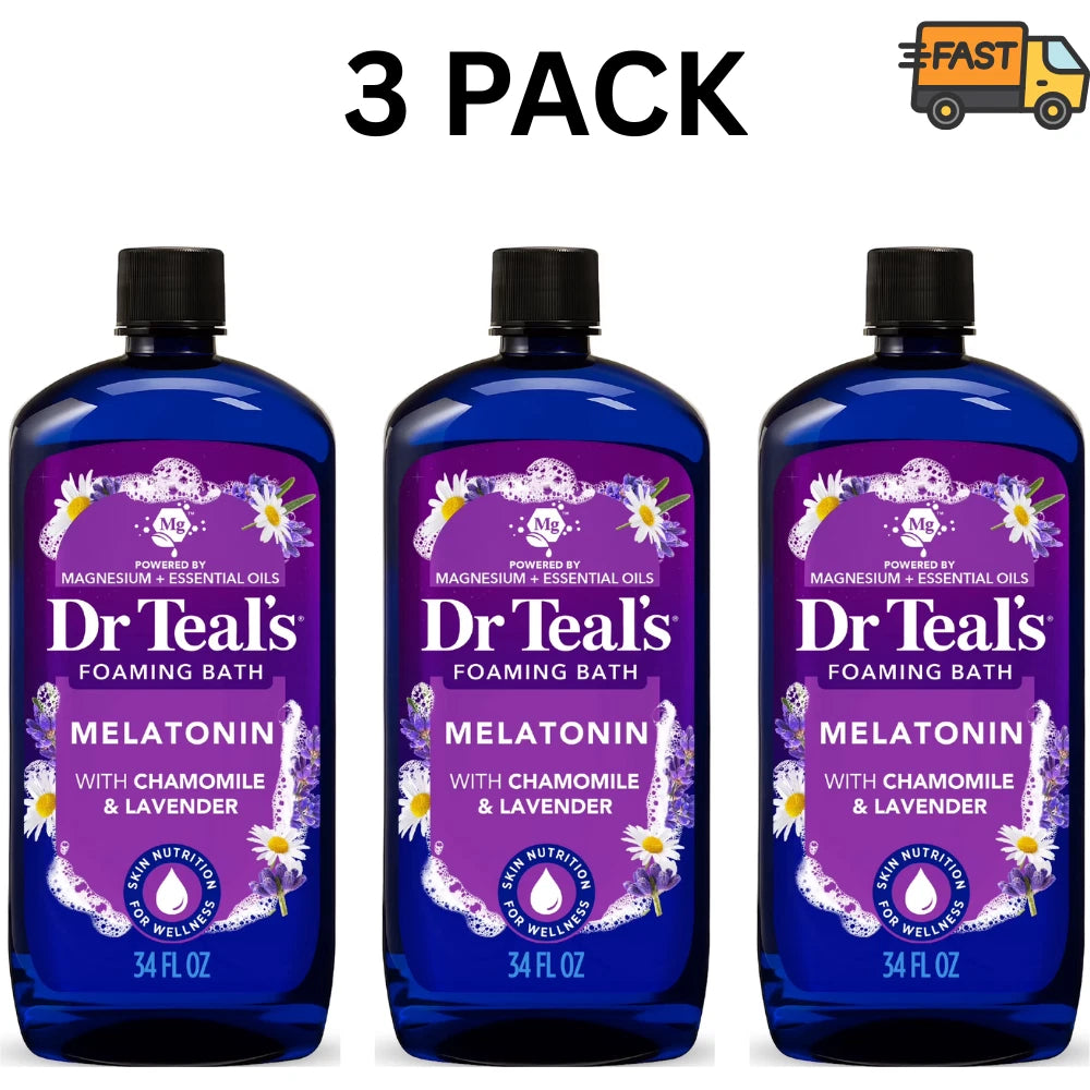 Dr Teal's Sleep Bath Foaming Bath 34 fl oz Lavender Pack of 3