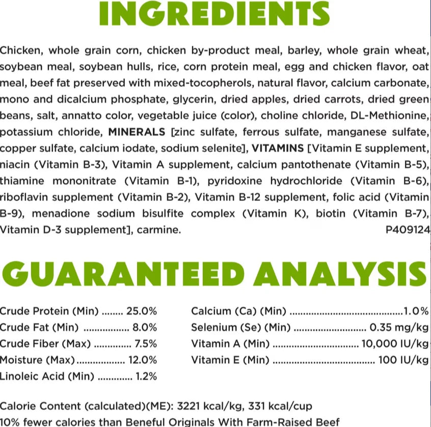 Purina Beneful Healthy Weight with Farm-Raised Chicken Dry Dog Food, 36-lb bag