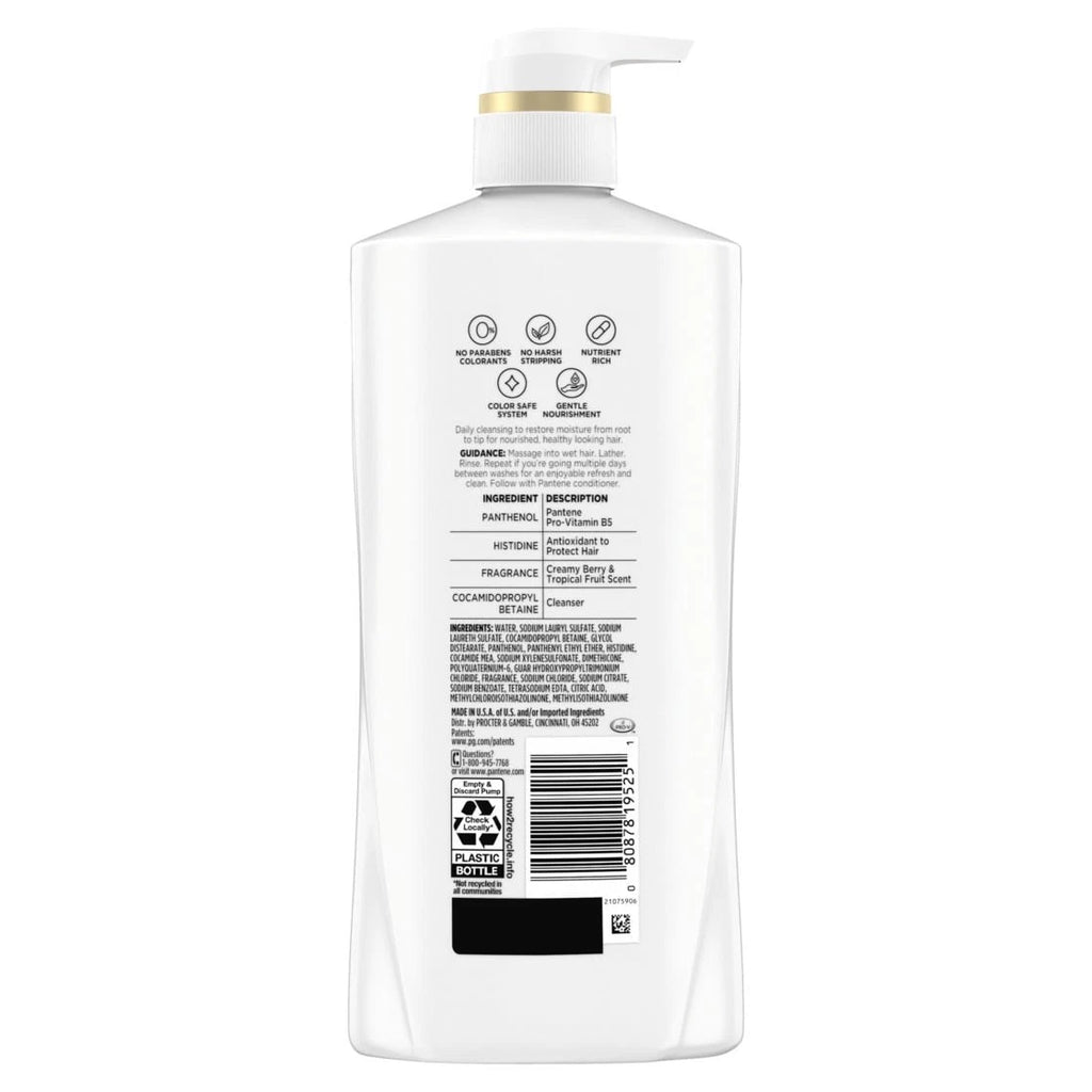 Pantene Pro-V Daily Moisture Renewal Shampoo, 27.7 oz Pack of 2