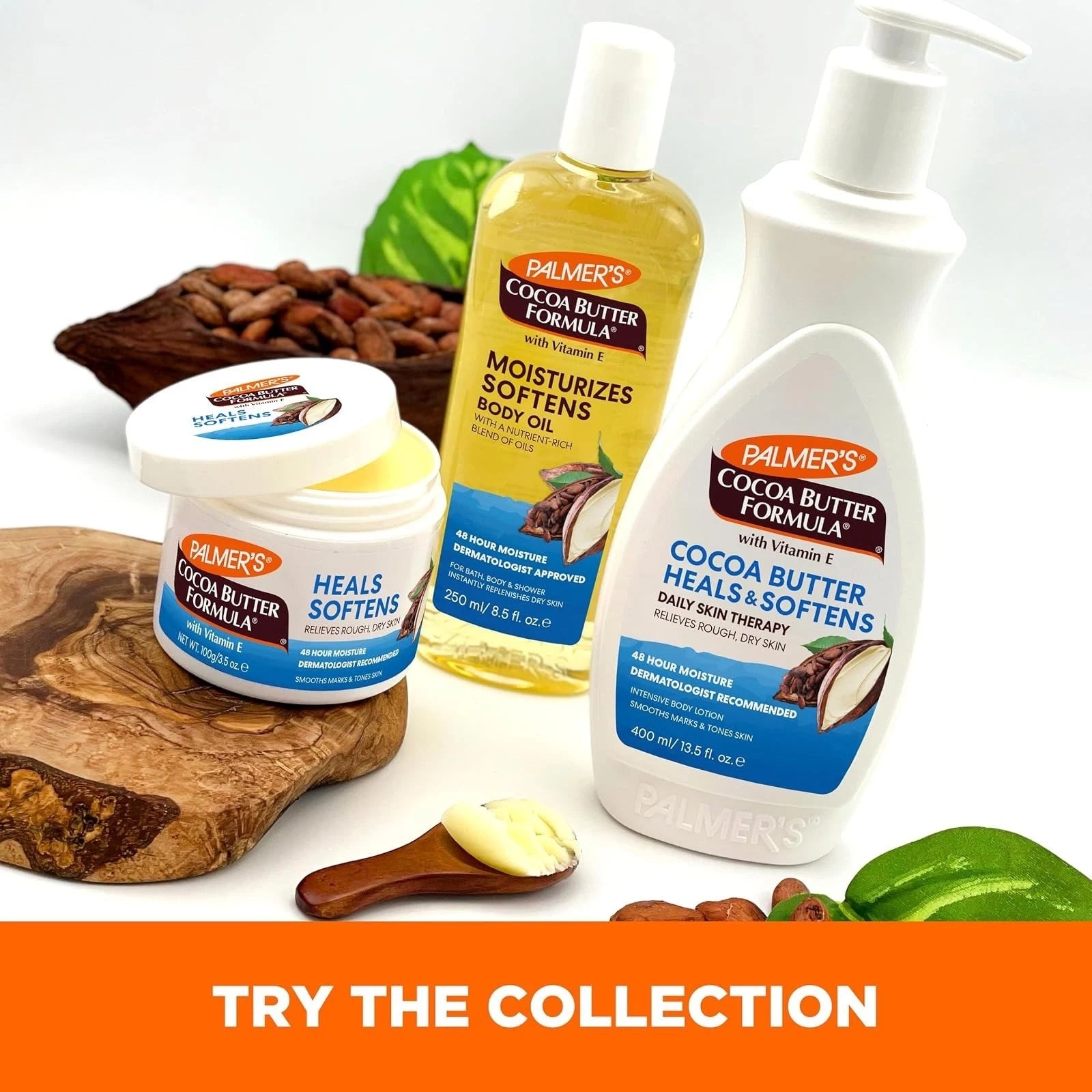 Palmer's Cocoa Butter Body Lotion 13.5 Fl Oz | Intensive Moisturizer Pack of 2