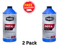 2 - Pack, Super Tech DOT 4 Brake Fluid, Motor Vehicle, 32 fl oz