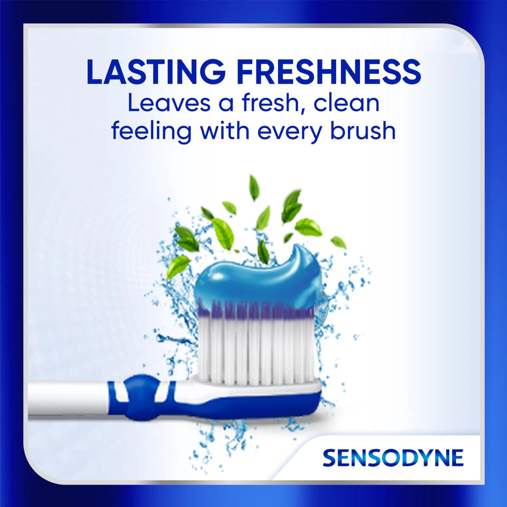 Sensodyne Clinical Repair Whiten & Shine Toothpaste for Sensitivity Relief, 2P