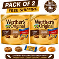 Werthers Original Hard Sugar Free Assorted Flavors, Caramel Coffee Candy, 7.7 Oz Pack of 2