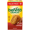Pack of 2 belVita Breakfast Bars Biscuits, Cinnamon Brown Sugar, Value Pack, 12 Packs
