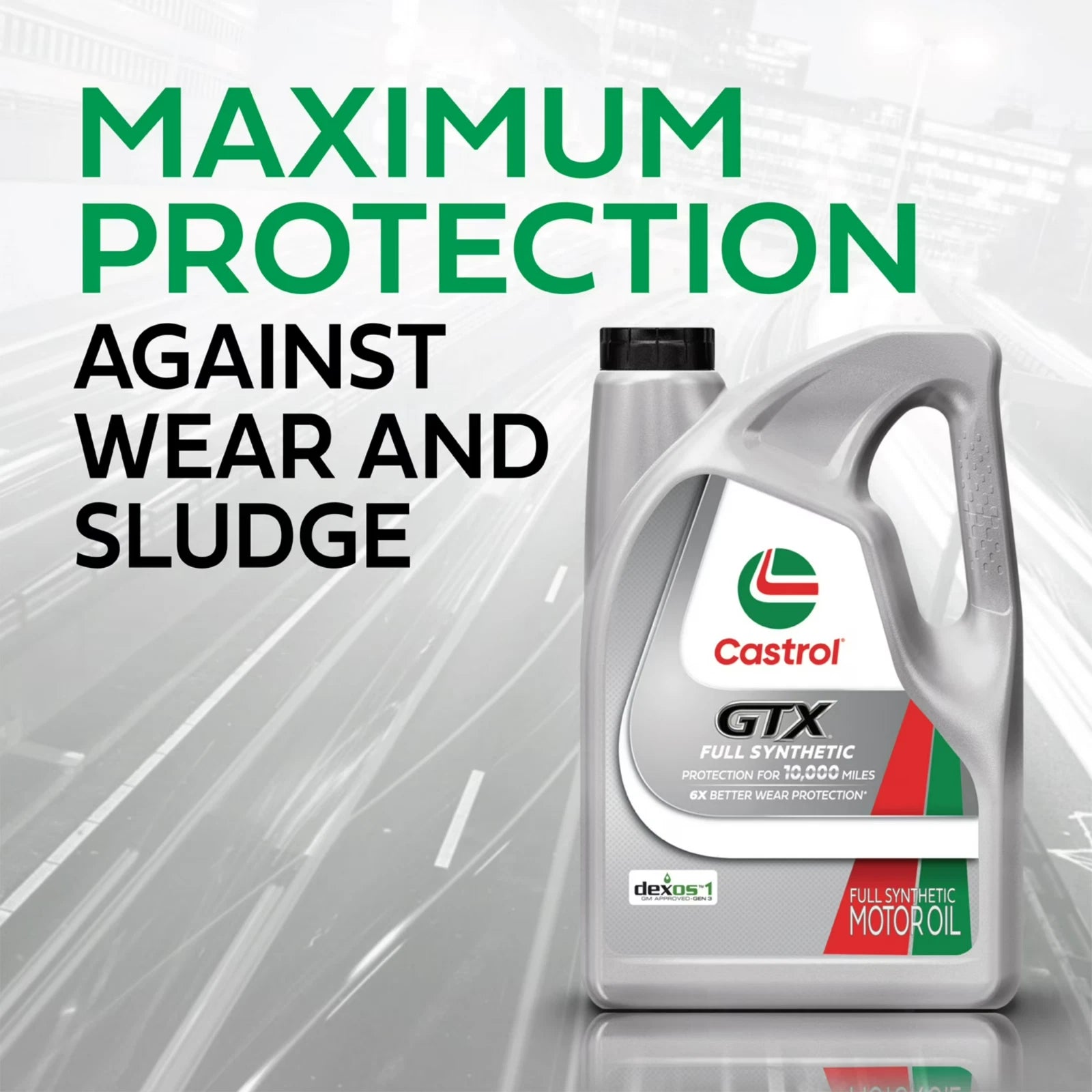 Castrol GTX Full Synthetic 0W-20 Motor Oil, 1 Quart Pack of 2