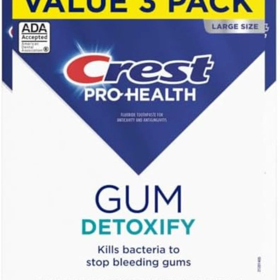 Crest Pro-Health Gum Detoxify Deep Clean Toothpaste 4.8 oz Pack of 2