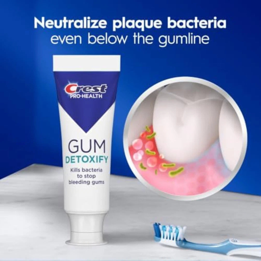 Crest Pro-Health Gum Detoxify Deep Clean Toothpaste 4.8 oz Pack of 2